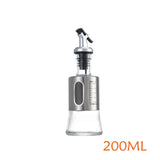 Glass Oil Bottle with Stainless Steel Dispenser - 200/300/500ml