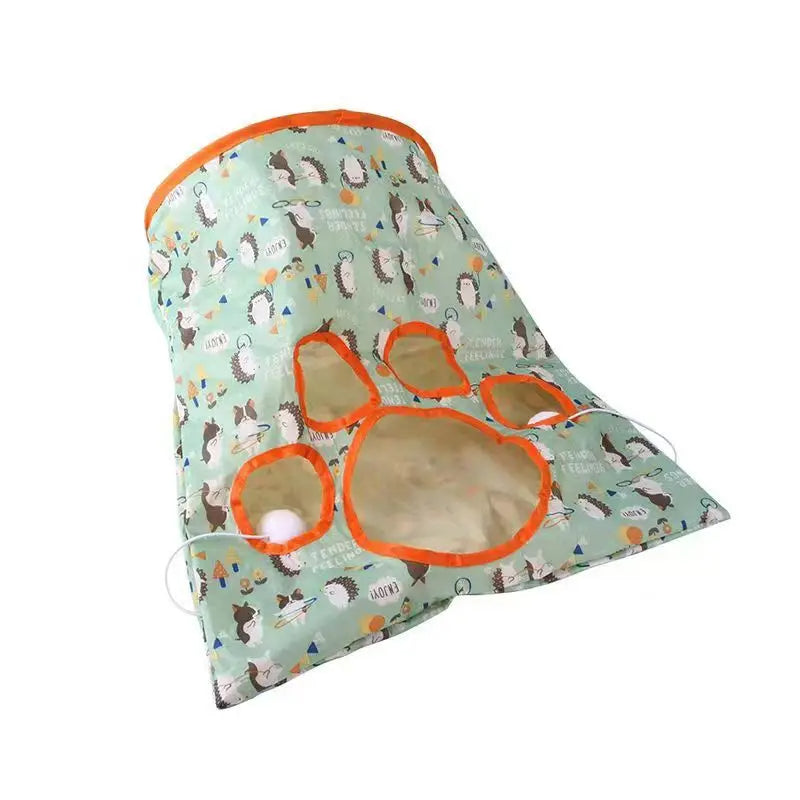 Cat Diamond Ringing Paper Tunnel Toy