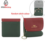 Royal Bagger RFID Color Block Mini Coin Purse