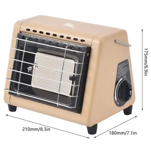 BRS 1500W Portable Camping Gas Heater & Stove