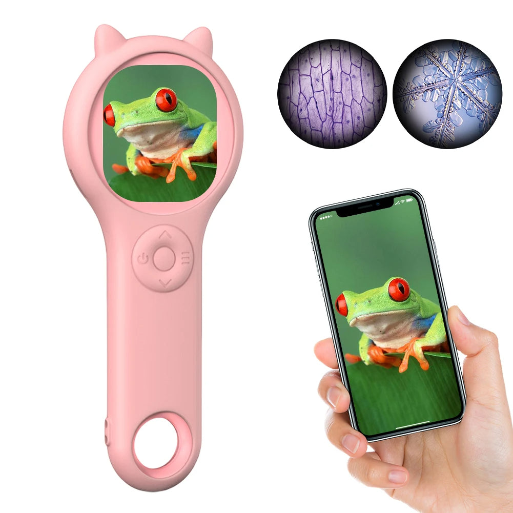 500X/1000X Kids Handheld Digital Microscope