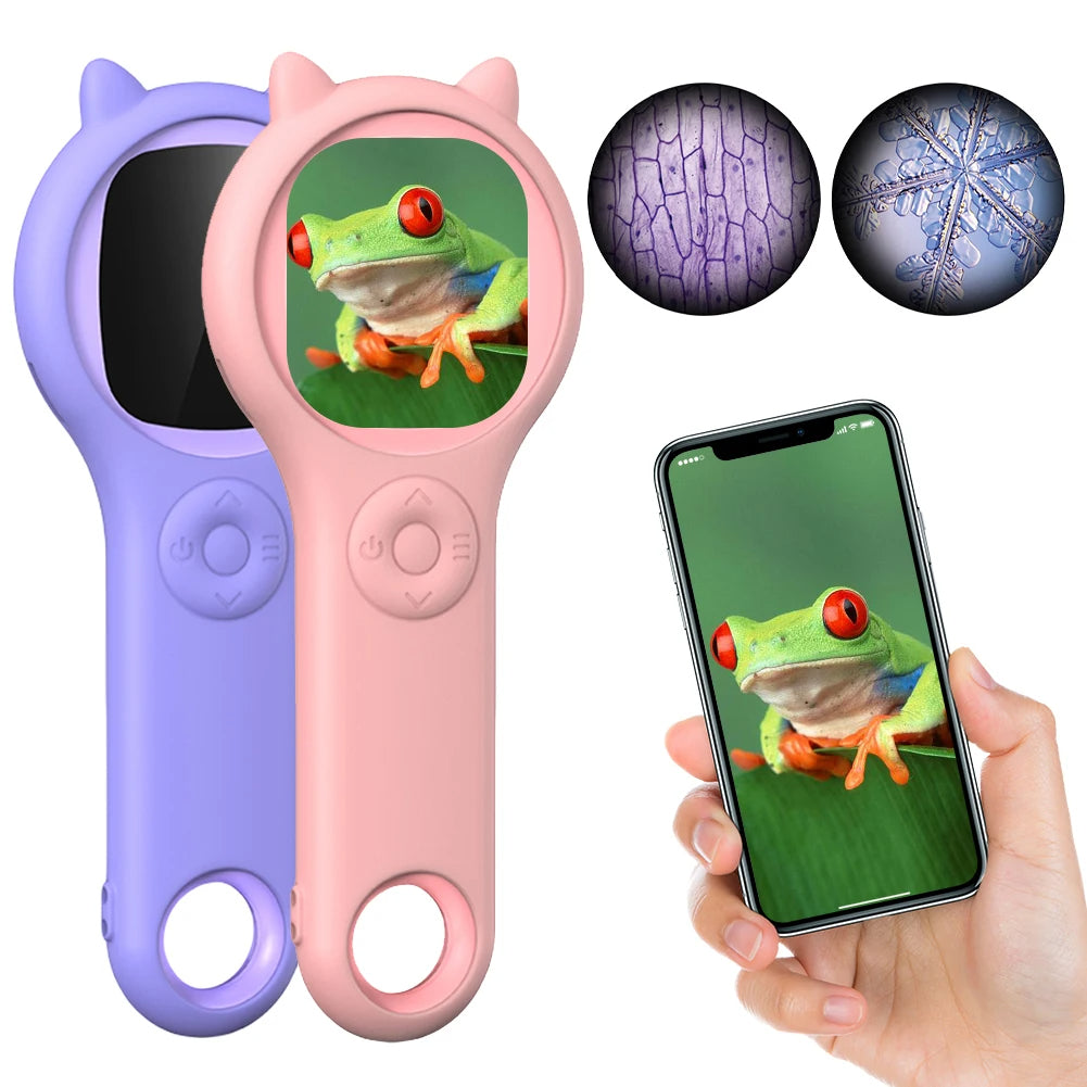 500X/1000X Kids Handheld Digital Microscope