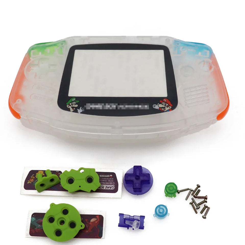 Replacement GBA Housing Shell with Screen Lens