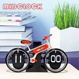 Bicycle Shape Flip Clock - Creative Decor