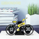 Bicycle Shape Flip Clock - Creative Decor