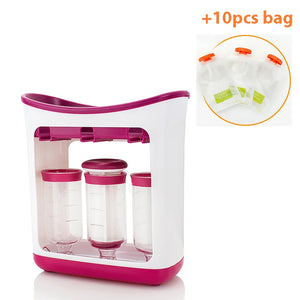 PANGDUBE Baby Food Squeeze Station with Pouches