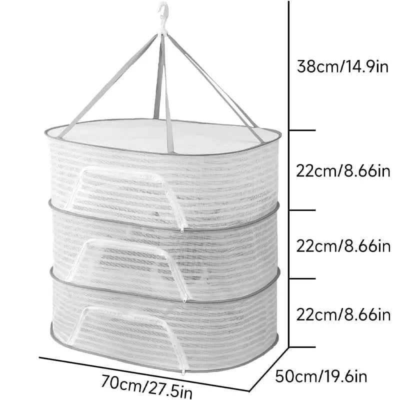 3-Tier Mesh Drying Rack