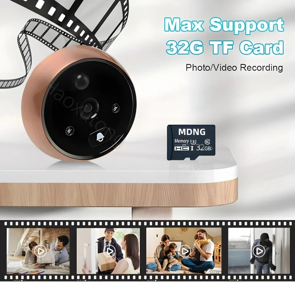 Smart Digital Peephole Camera with Motion Detection