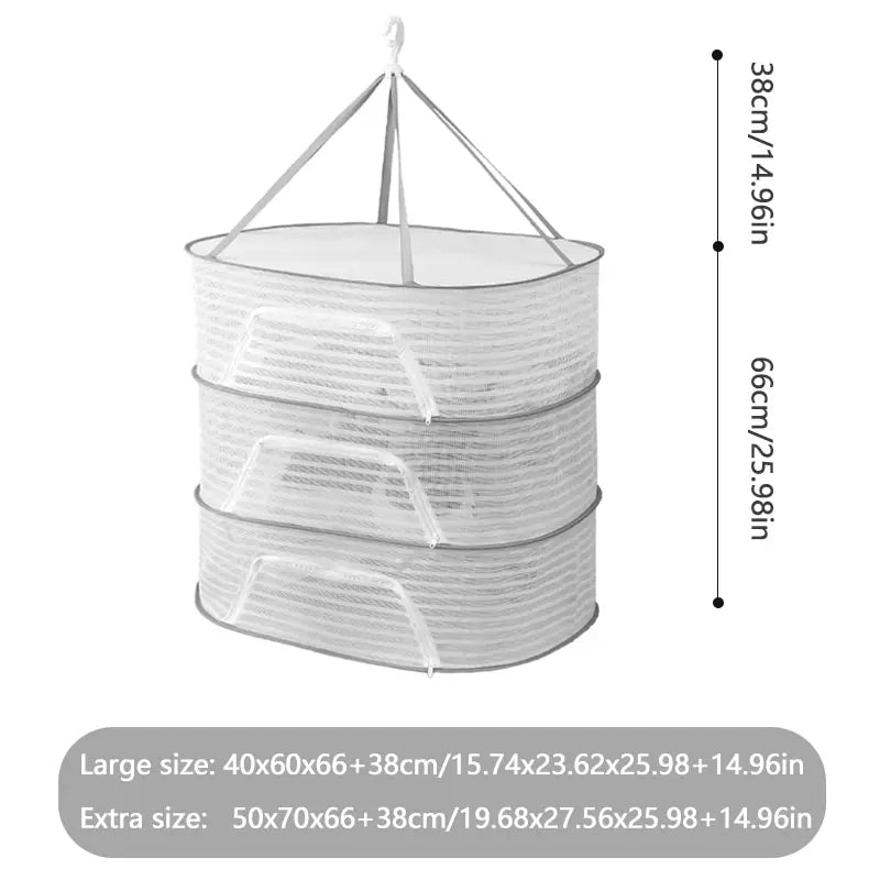 3-Tier Mesh Drying Rack