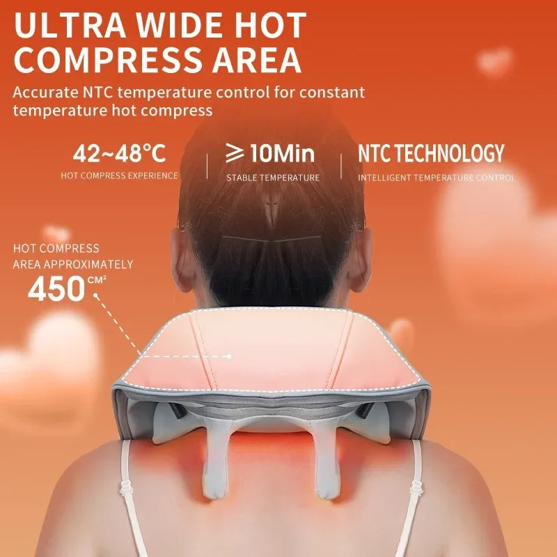 2024 USB Neck & Shoulder Massager Shawl