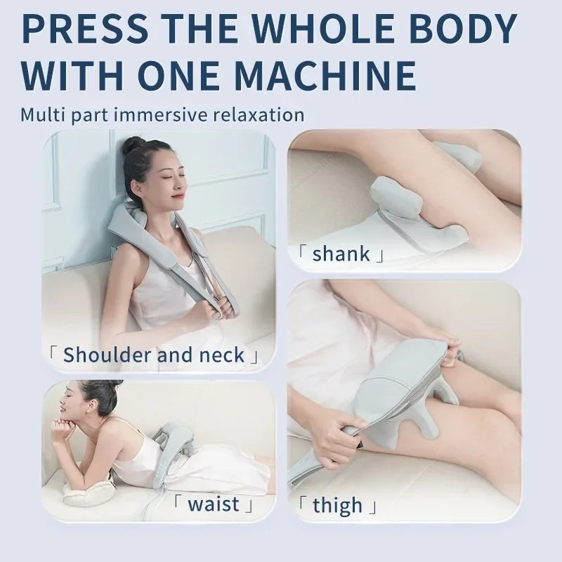 2024 USB Neck & Shoulder Massager Shawl