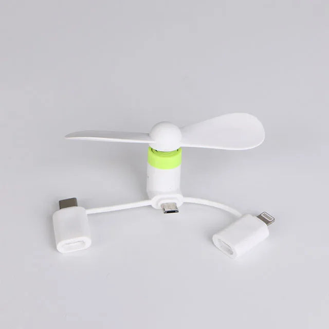 CoolBreeze Portable Travel Fan