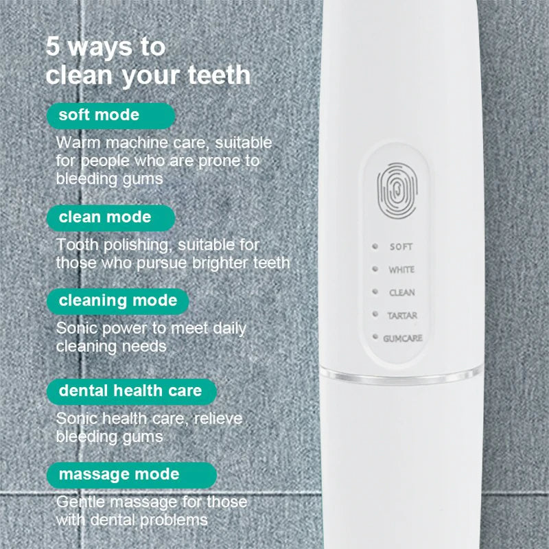 Sonic Ultrasonic Electric Toothbrush