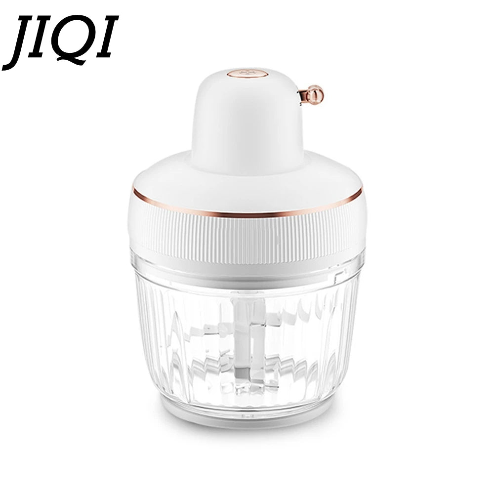 JIQI 2-Gear Electric Meat Mincer & Spice Grinder