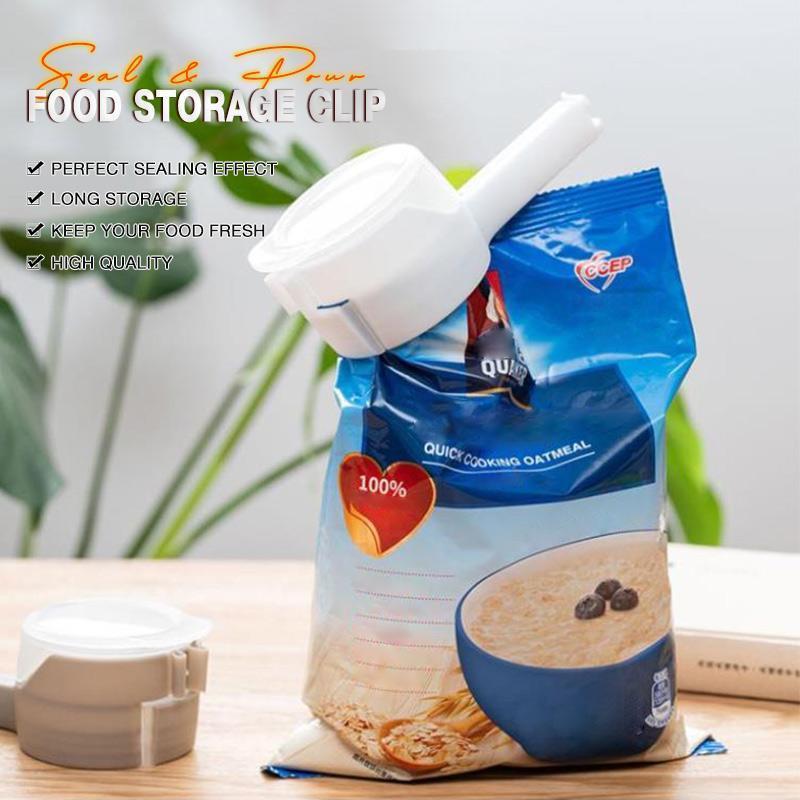 Seal & Pour Food Storage Clip（3pcs）