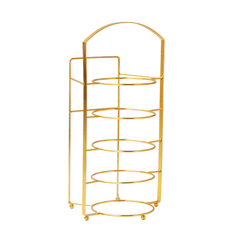 Creative non-perforated portable kitchen preparation rack