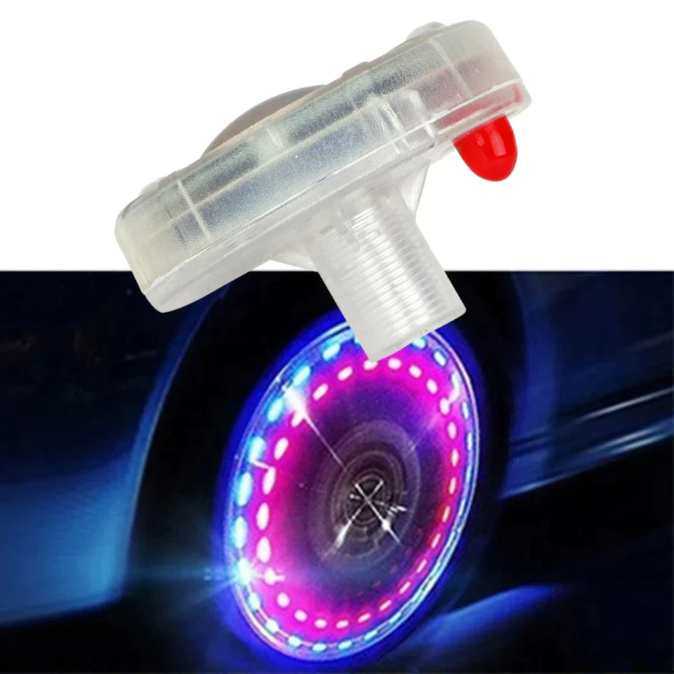 Car Solar Wheel Lights Colorful