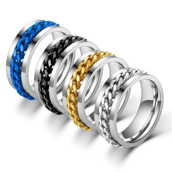 Titanium Steel Rotatable Chain Ring