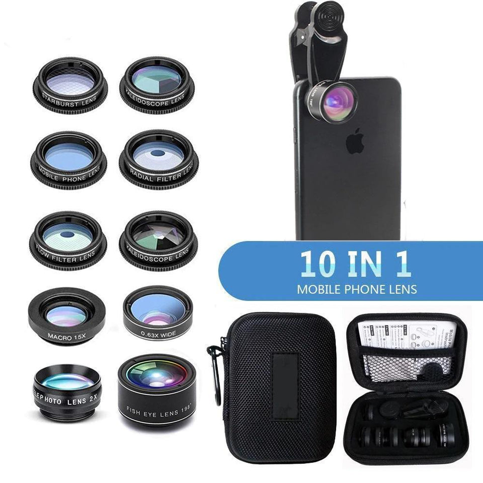 10 in 1 Phone Camera Lens Kit