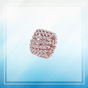 Crystal Retractable Ring Bracelet