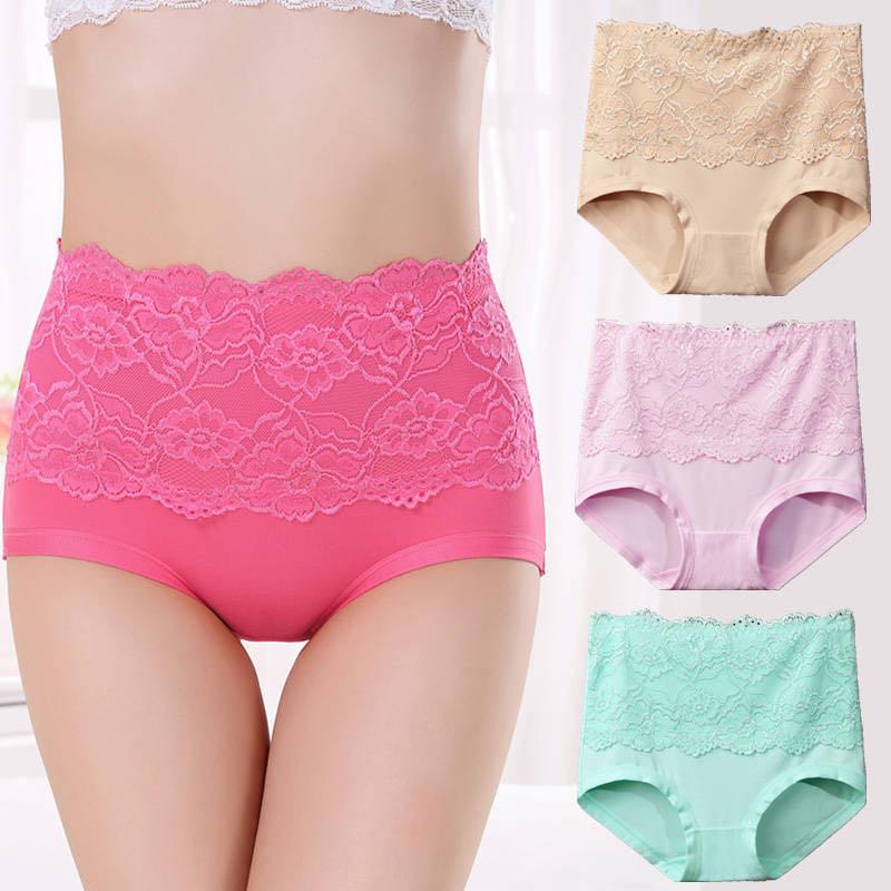 10Pcs/Set High Elastic Shaping Lace Panties