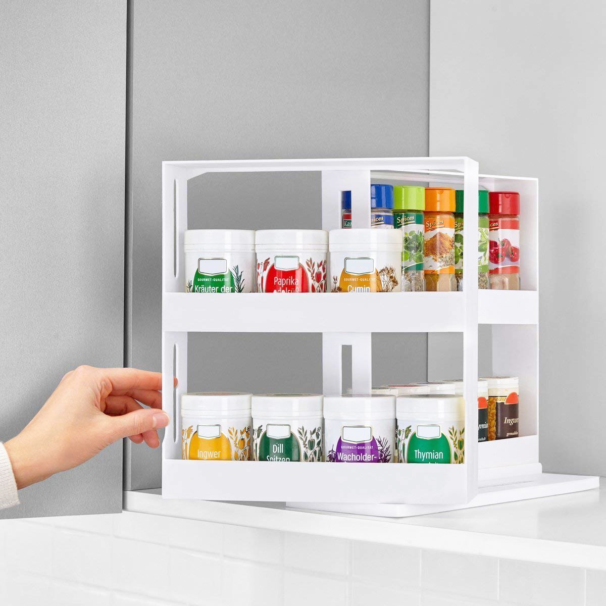 Rotating Kitchen Storage Organizer