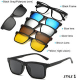 5-in-1 Magnetic Lens Sunglasses