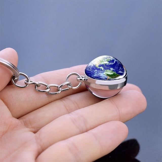 Galaxy keychain Special Bright Star keyring