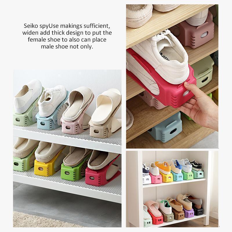 Adjustable Type Receives Shoe Rack