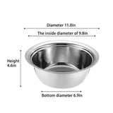 【Factory Outlet 50% OFF】Multifunctional stainless steel basin