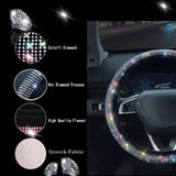 Rhinestones Steering Wheel Cover