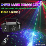 (Enjoy 50% OFF today)  new nine-eye laser strobe light