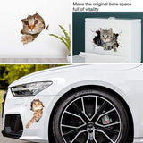 Removable 3D Cartoon Animal Cats Wall Stickers/2PCS