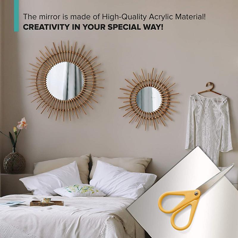 Modern 3D Mirror Self-Adhesive Mirror