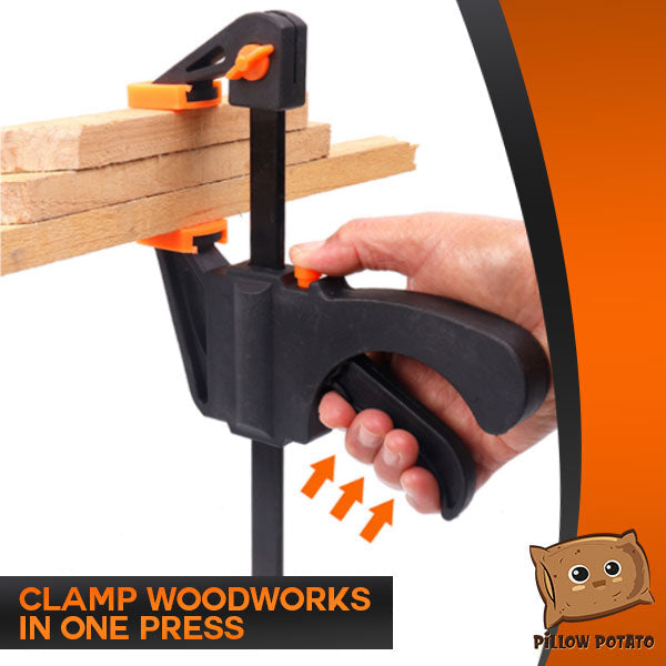 2-in-1 Strong Grip G-Clamp