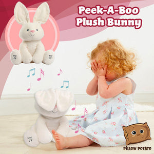 Peek-A-Boo Fun Animated Plush Bunny