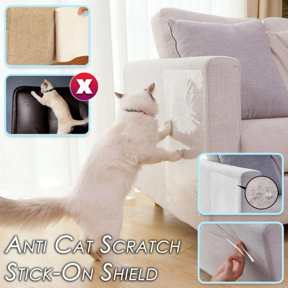 Anti Cat Scratch Stick-On Shield (2pcs)