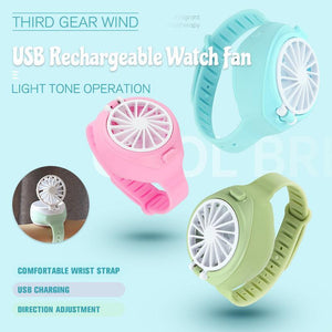 USB Rechargeable Watch Fan