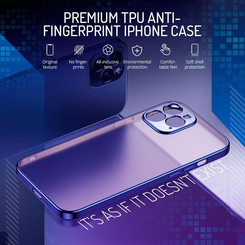 Premium TPU Anti-fingerprint iPhone Case