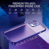 Premium TPU Anti-fingerprint iPhone Case