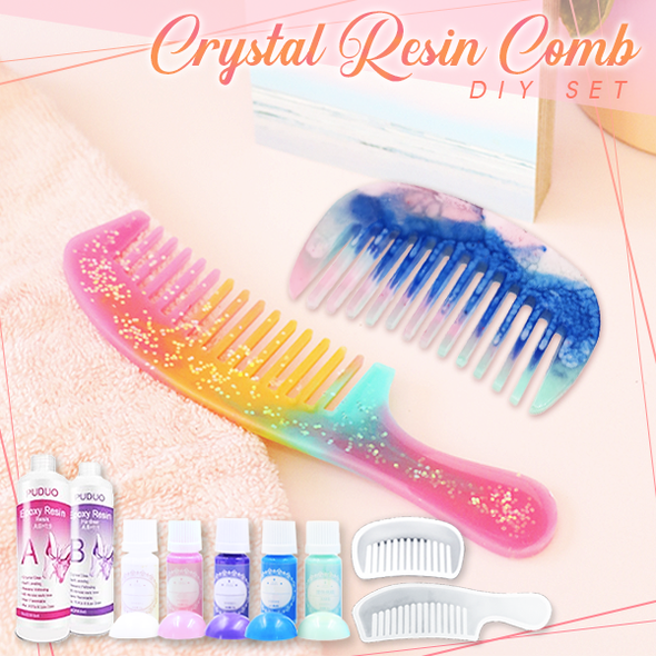 Crystal Resin Comb DIY Set