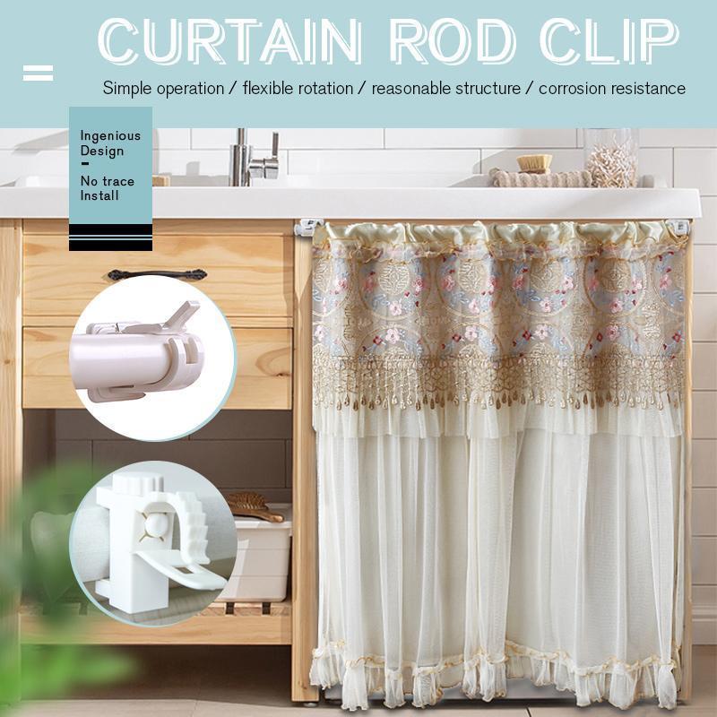 Curtain Rod Clip(2 pcs)