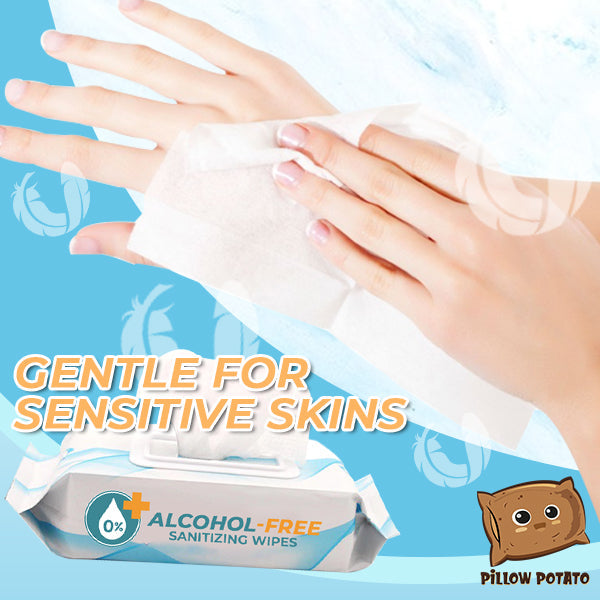 Alcohol-Free Sanitizing Wipes