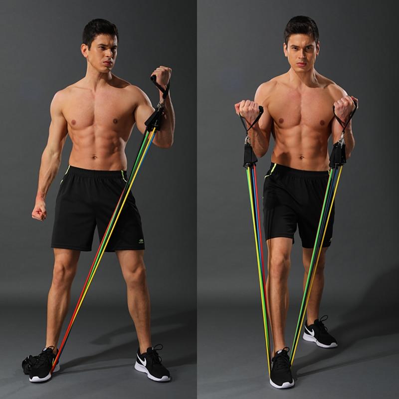 NEW DeluxBands Multi-Exercise Resistance Bands ( 11 Piece Set )