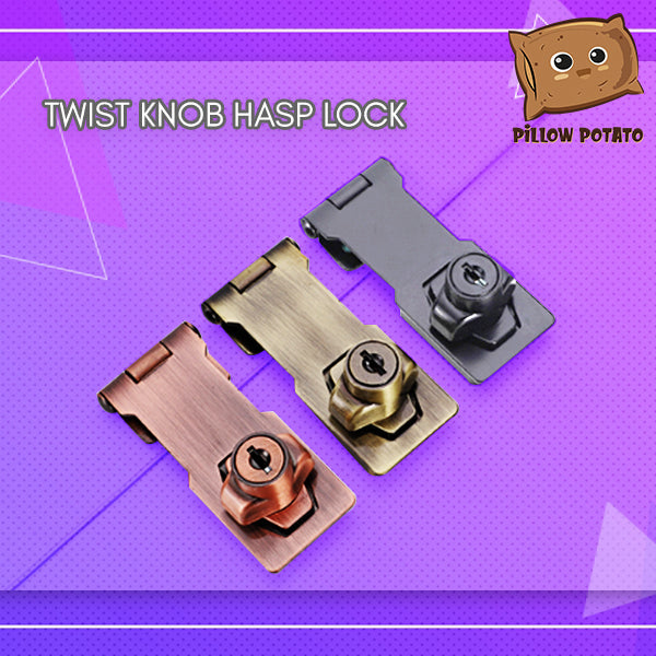 Twist Knob Hasp Lock