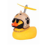 Helmet Wind Small Duck Car Decor