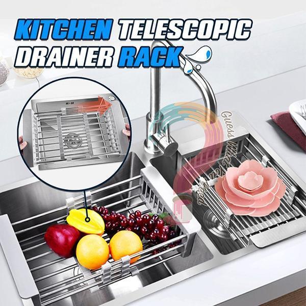 Kitchen Retractable Drainer Rack