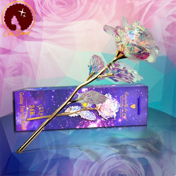 Everlasting Galaxy Crystal Rose