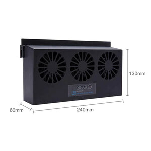 Dual-mode Power Supply Car Solar Fan