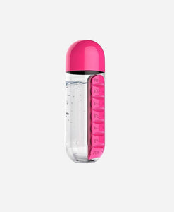 2-in1 Pill Organizer Water Bottle
